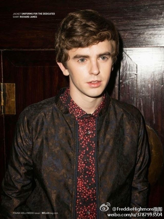  p>弗莱迪·海默(freddie highmore),1992年2月14日出生于英国伦敦
