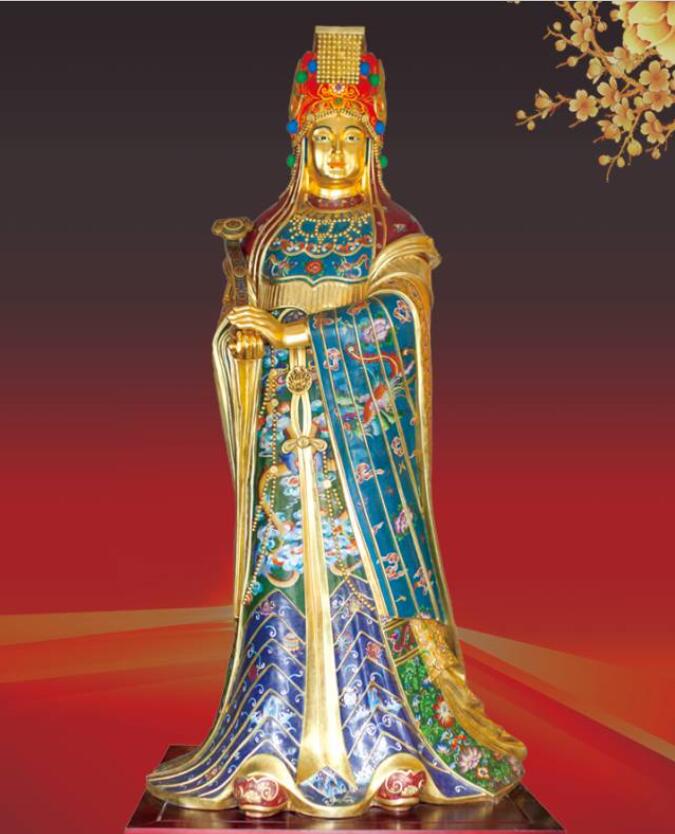 景泰蓝妈祖像