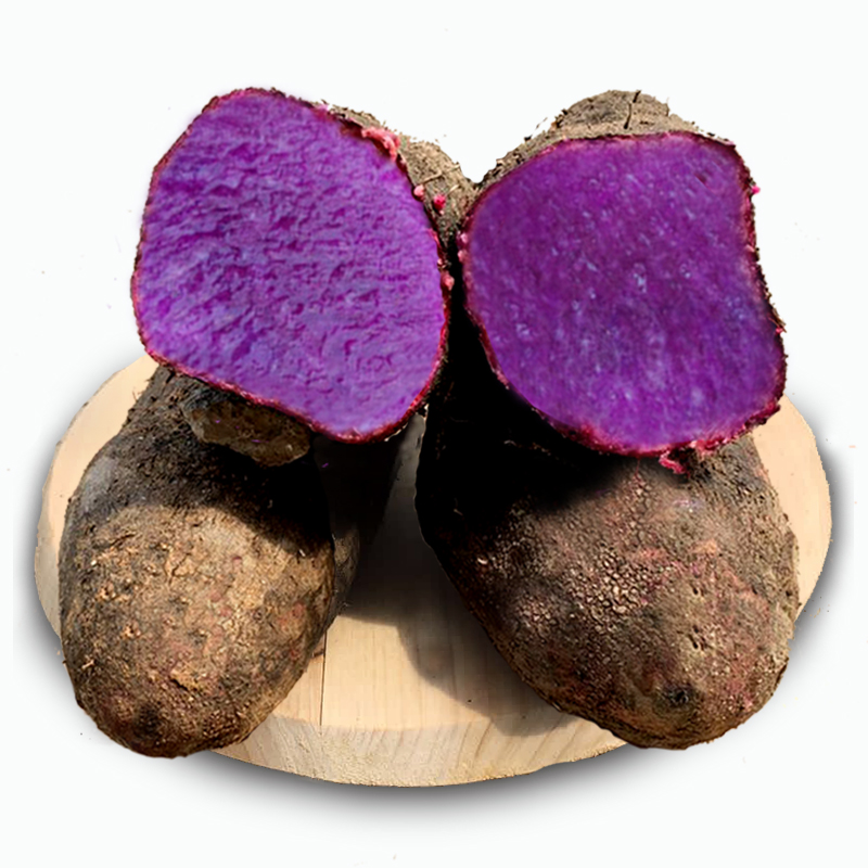 紫脚板薯米果