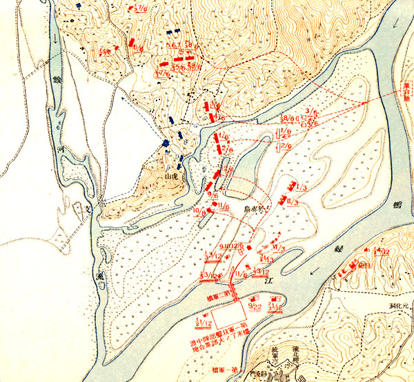 " data-lemmaid="461750">中日甲午战争 /a>期间日军侵入中国领土的 a