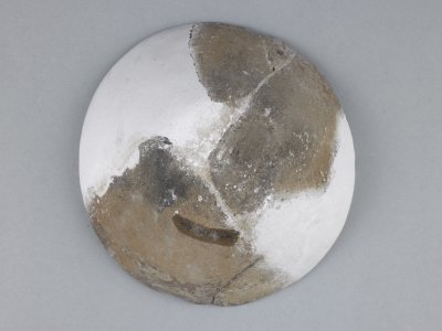 新石器时代红陶平底碗