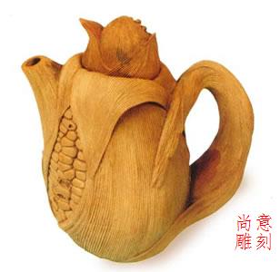 石雕茶具石壶
