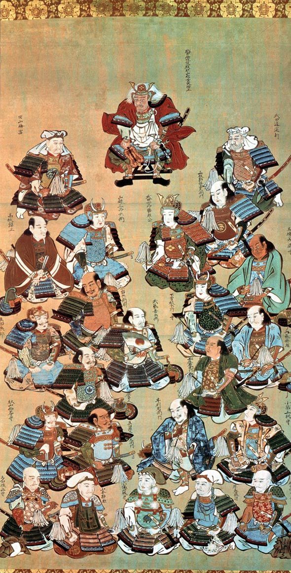 武田二十四将,是日本战国时期著名军事,政治