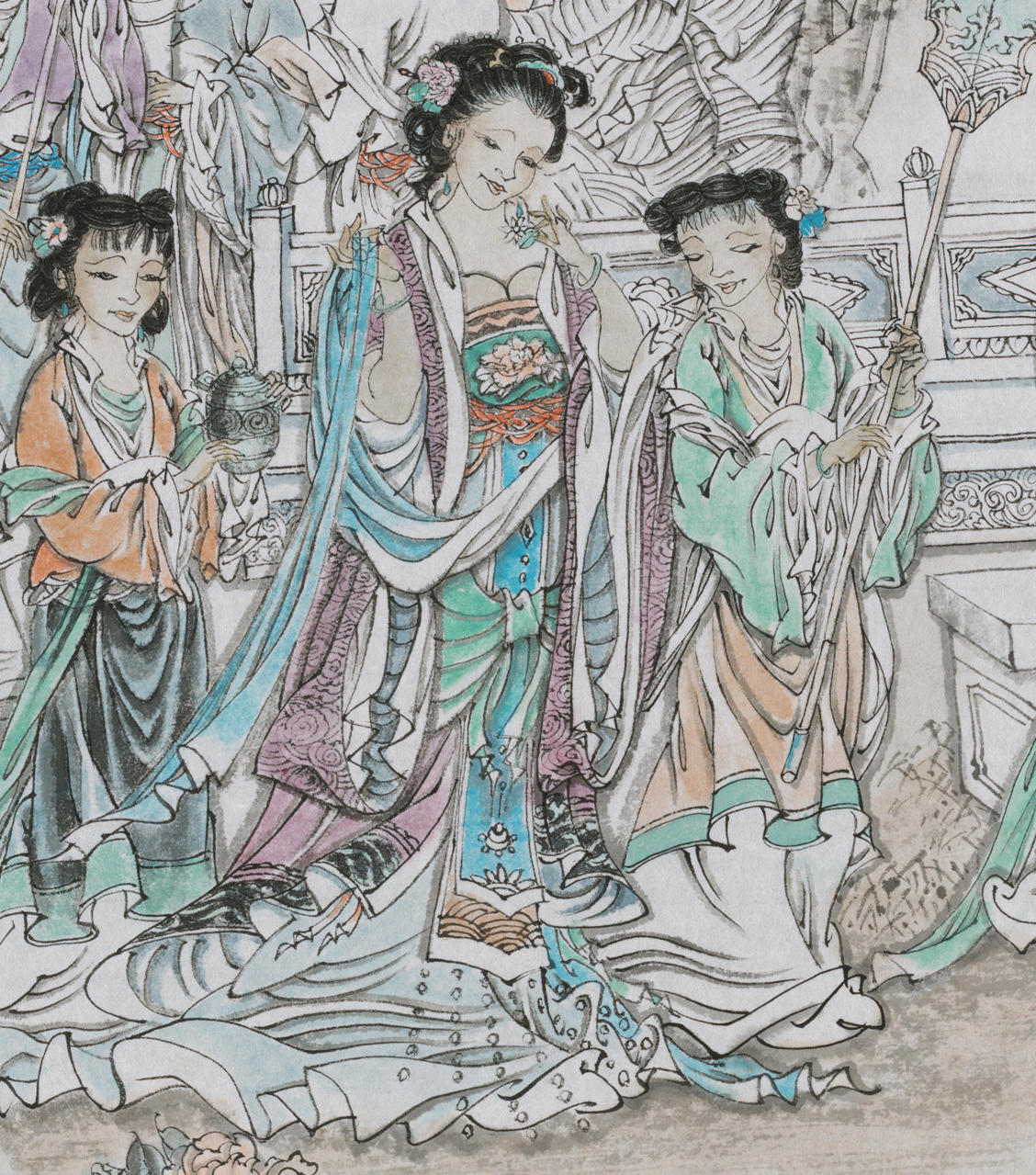  p>《百美图》是当代书画大师 a href="#" data-lemmaid="8942939">杨