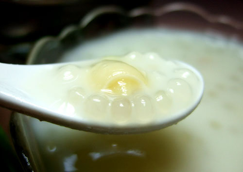 牛奶莲子西米露