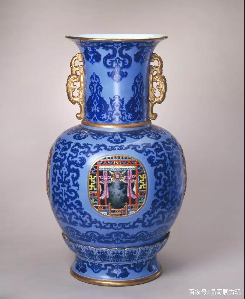 中国古董　大清乾隆　特大花瓶　九谷燒　有田烧　染付 山水　青花 中国古董 大清乾隆 特大花瓶 九谷燒 有田烧 染付 山水 青花 中国