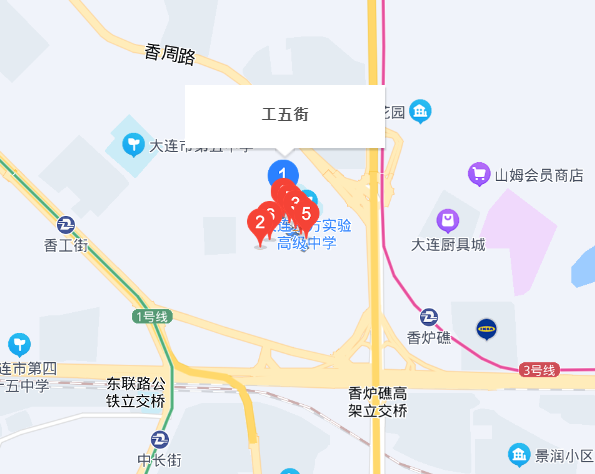  p>工五街0位于大连市西岗香炉礁,由无开发商建成,共计房屋709户. /p>