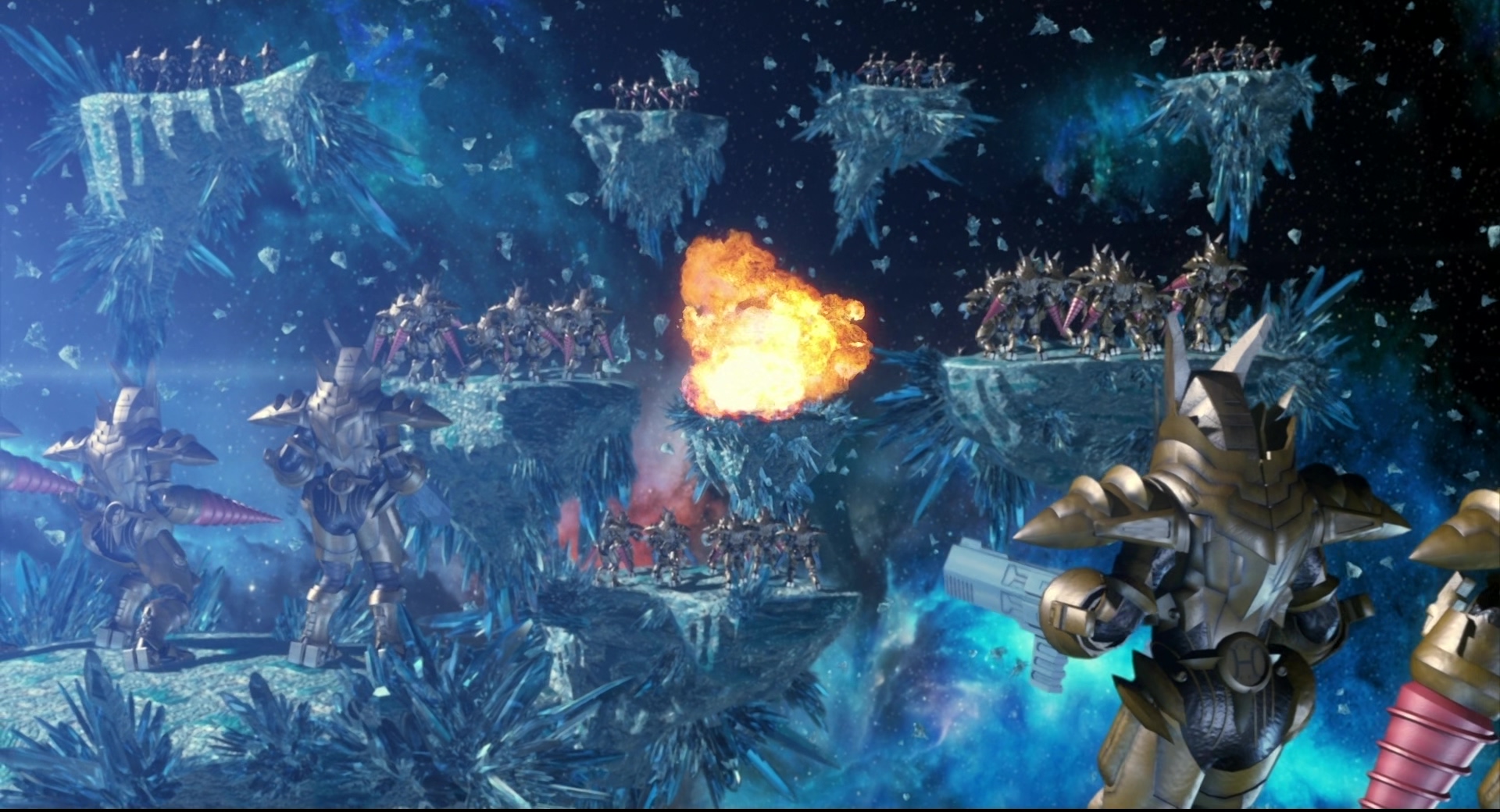 系列中的机器人,银河皇帝凯撒贝利亚利用艾斯美拉鲁达行星