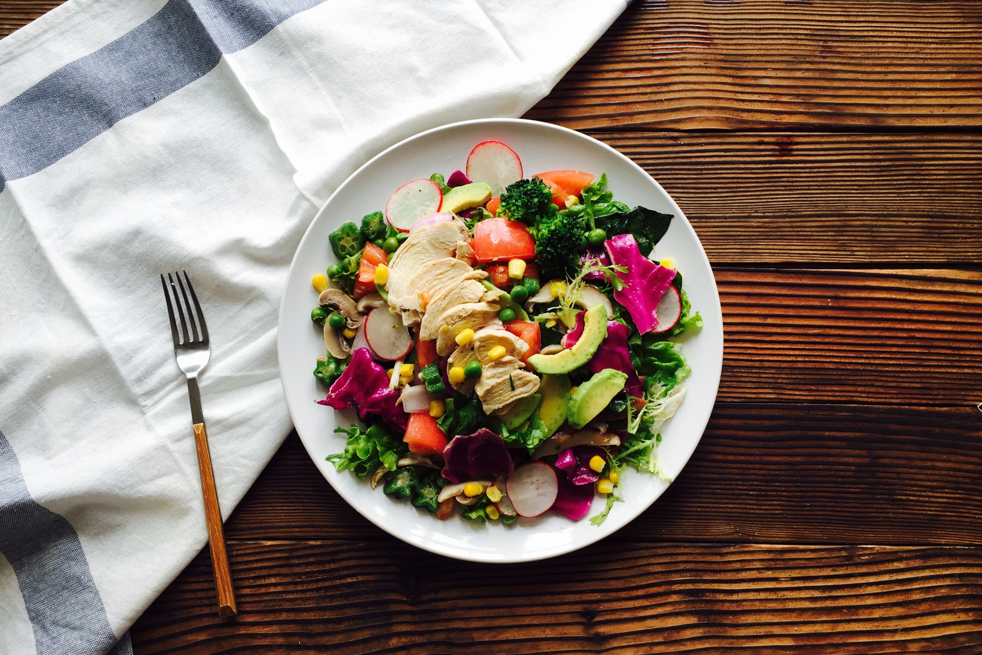 油醋汁蔬菜沙拉