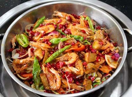 香辣干锅鱿鱼