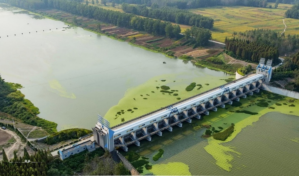 茨淮新河茨河铺枢纽