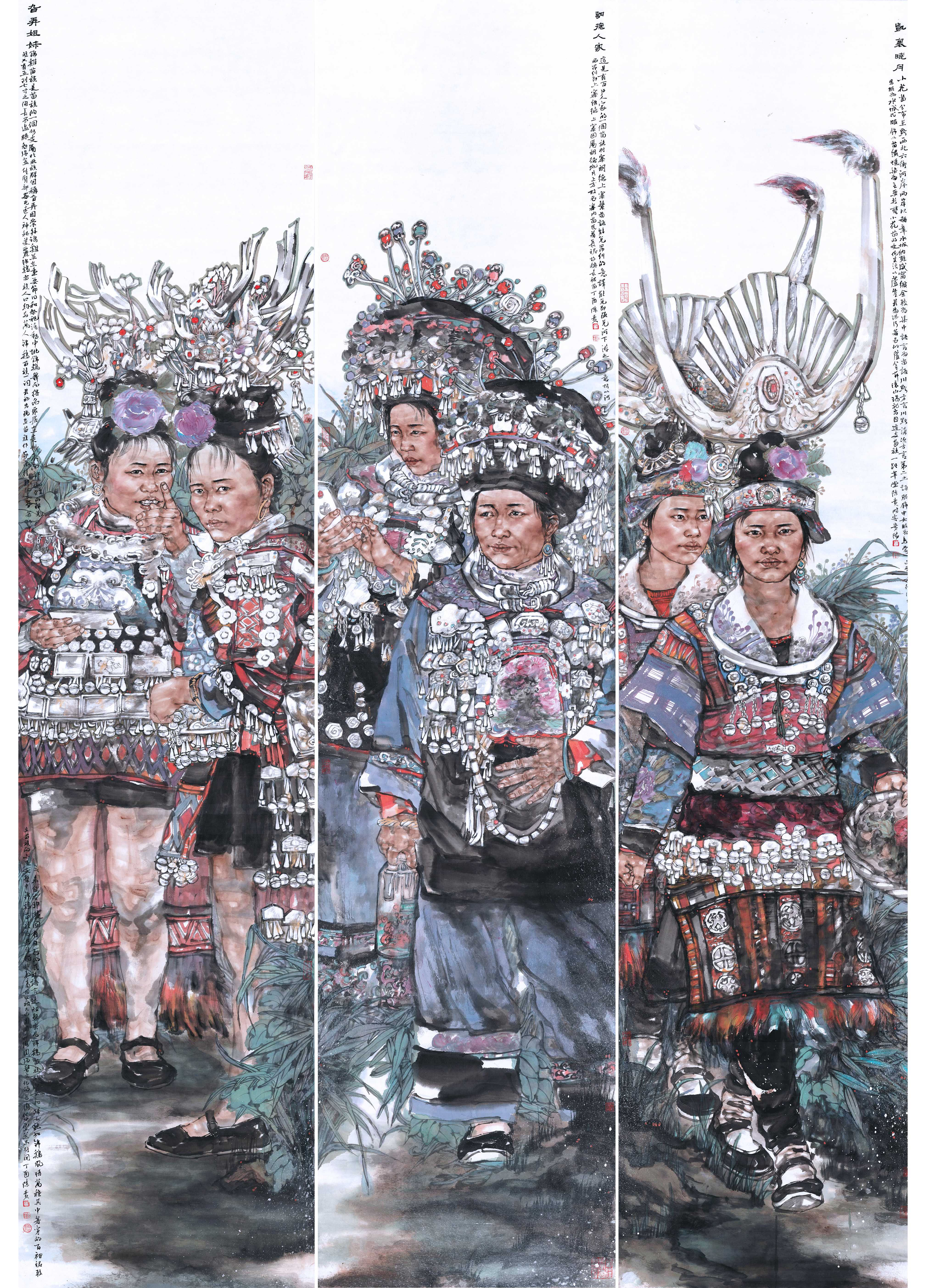 贵州省画院研究员;国家艺术基金立项画家;贵州省政府文艺奖获得者