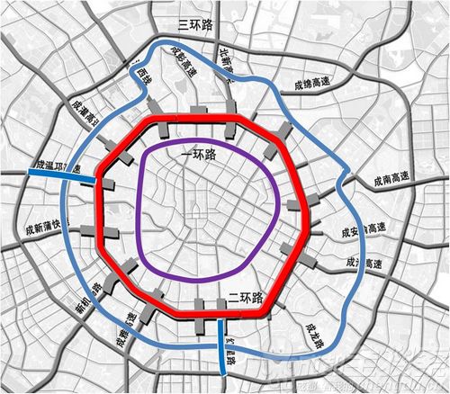  p>"两快两射两环"工程即成都市建设二环路快速路和二环路大容量快速