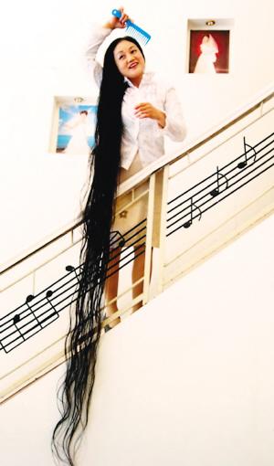 5米长发创吉尼斯世界纪录