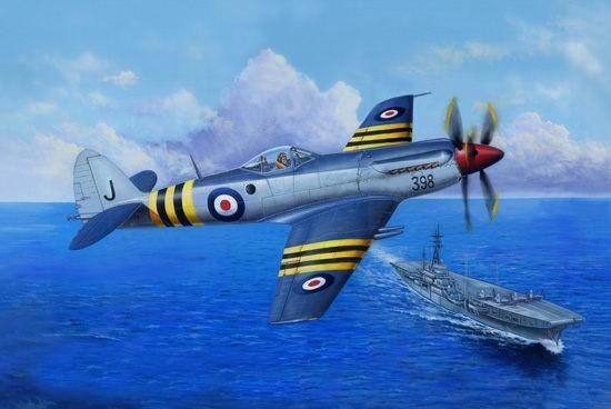海毒牙战斗机的蓝本是超级马林公司(supermarine)在此之前设计的怨恨