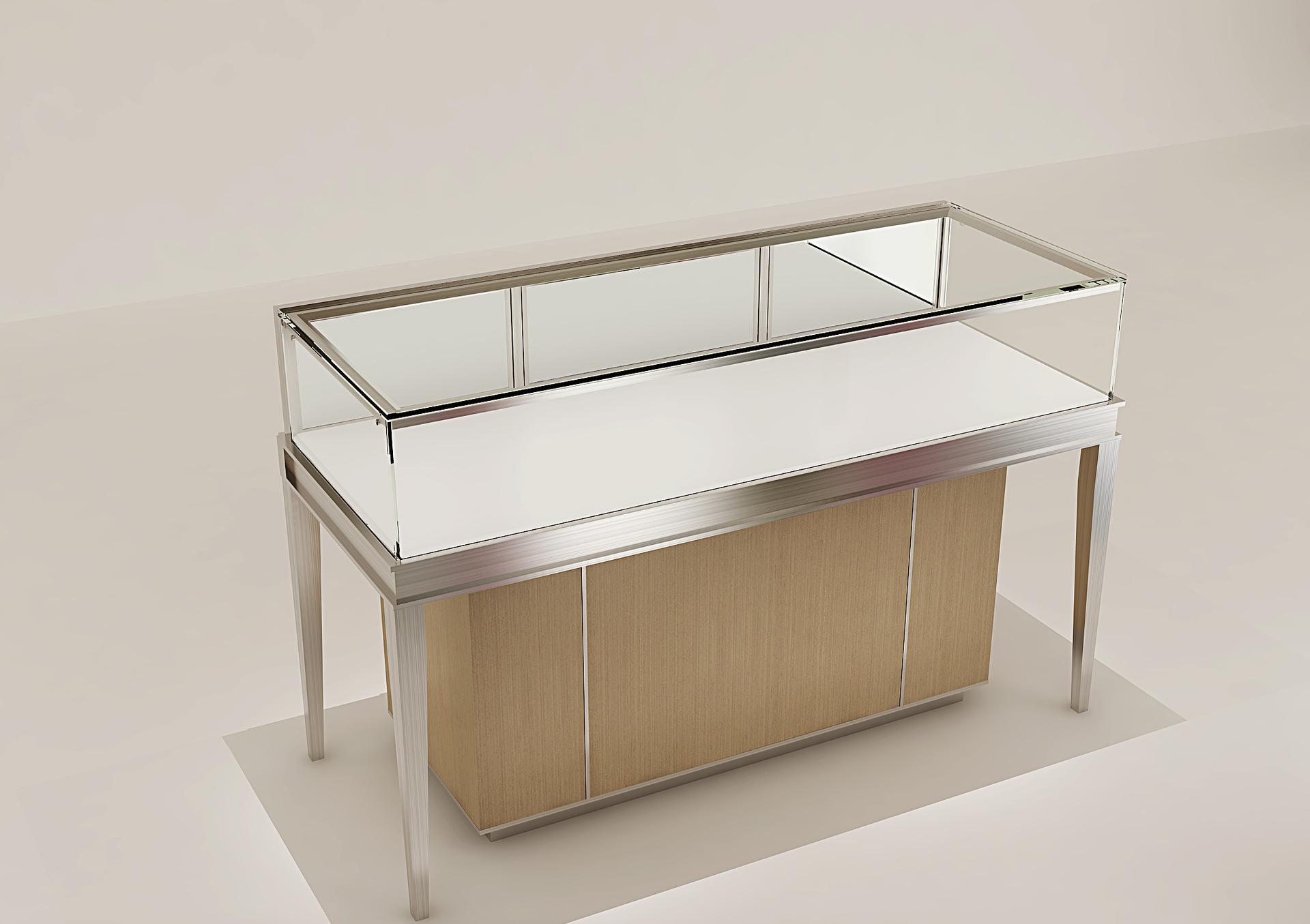  p>玻璃展柜就是主要用来展示珠宝,手机,化妆品等物品的特殊柜台,由于