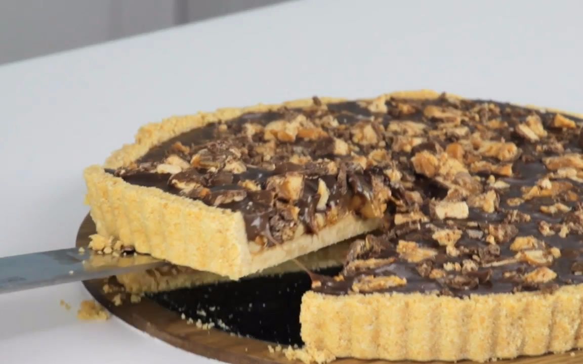 巧克力花生馅饼