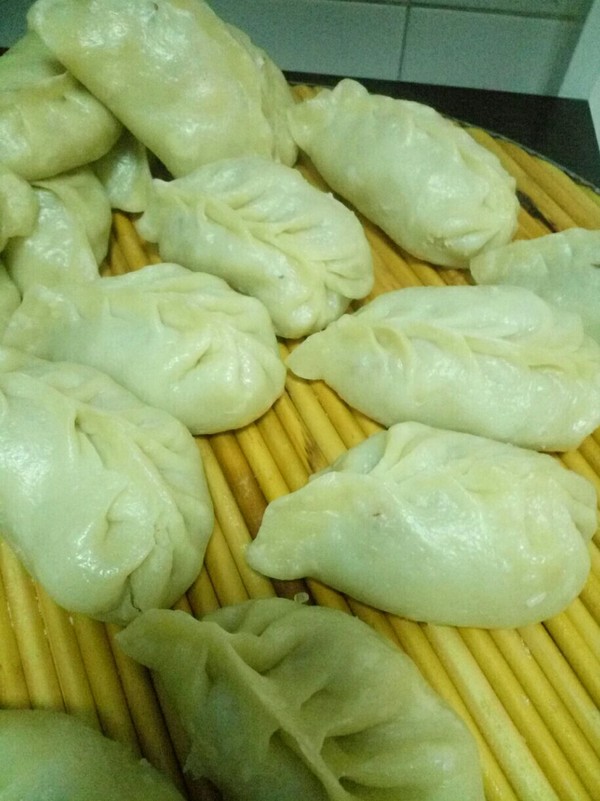 萝卜豆腐素馅蒸饺