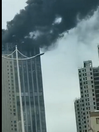 2021年4月21日崂山金鼎大厦火灾事故