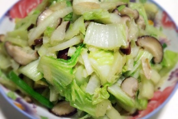 香菇焖白菜