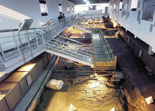 浙江省杭州严官巷南宋御街遗址