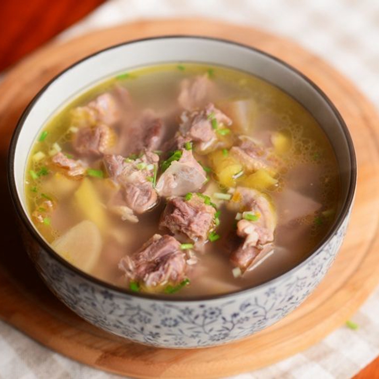 酸萝卜鸭肉汤