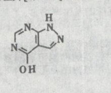 别嘌醇片,适应症为用于:①原发性和继发性高尿酸血症,尤其是尿酸生成