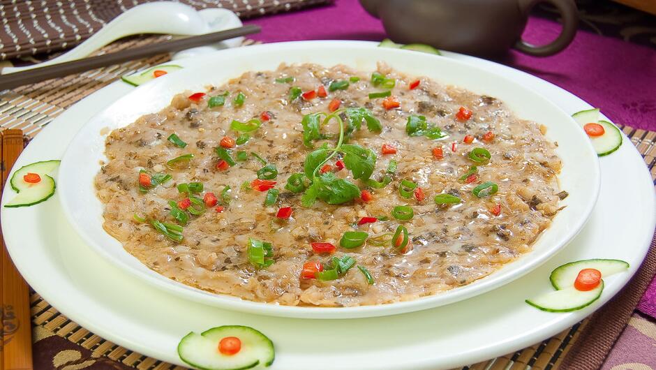 客家梅菜蒸肉饼