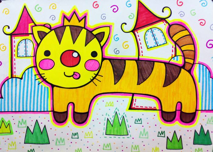 儿童宝宝学画动物