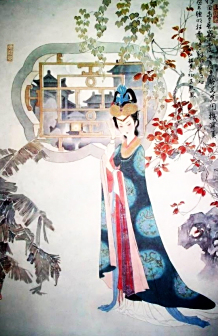 <p>《红楼梦》人物画-王熙凤