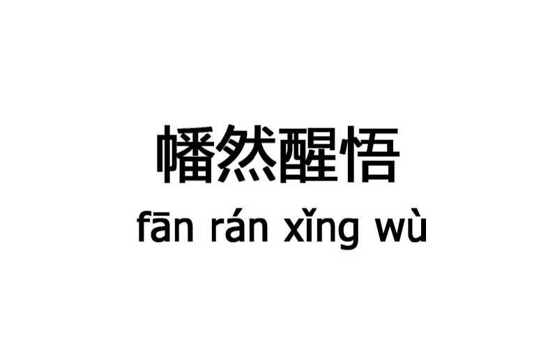 幡然醒悟,汉语成语,拼音是fān rán xǐng wù,意思是形容迅速而彻底