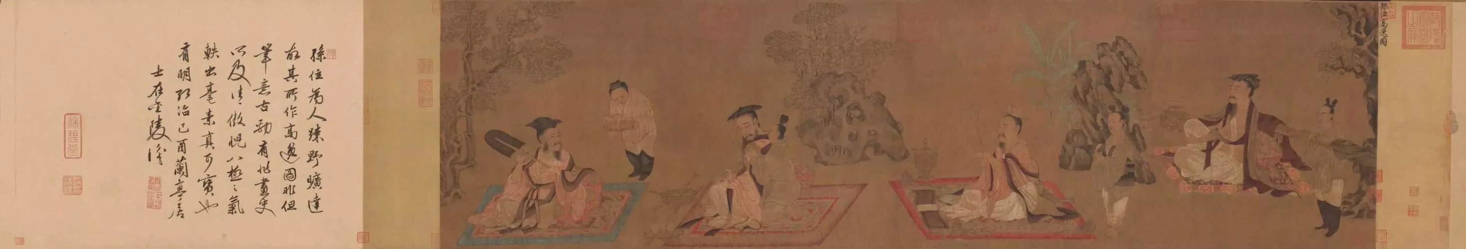 高逸图（唐代孙位创作的彩色绢本人物画）_百度百科