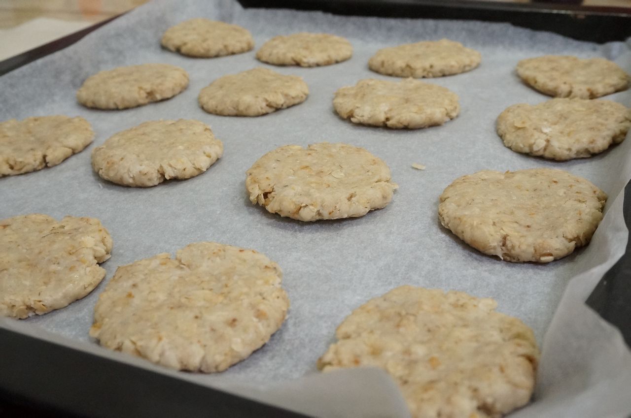 健康燕麦早餐饼