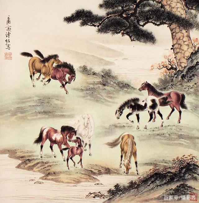溥儀 山水畫 津门网」爱新觉罗·溥佐书画作品欣赏，皇族书画佼佼者_百科TA说