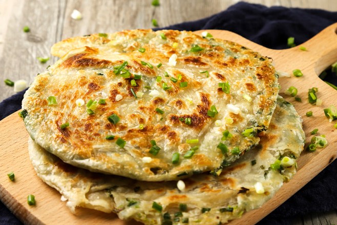 葱末脂油饼