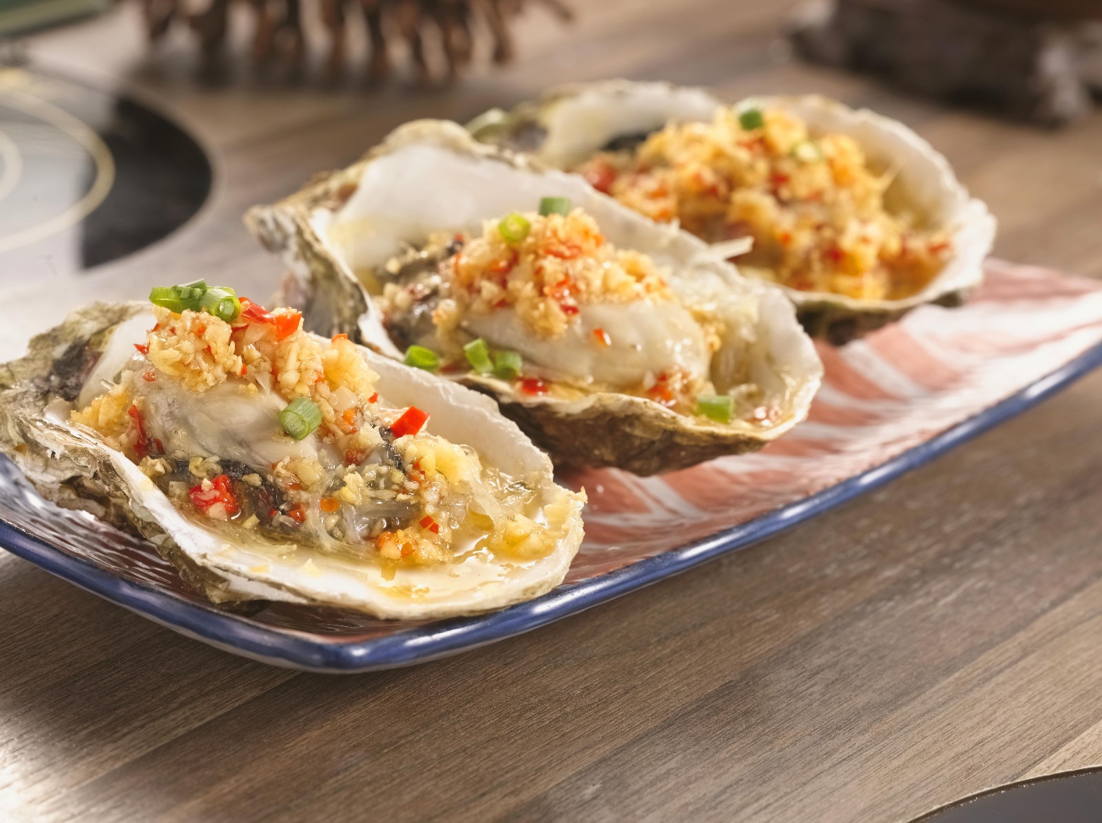 风味蒜茸烤扇贝