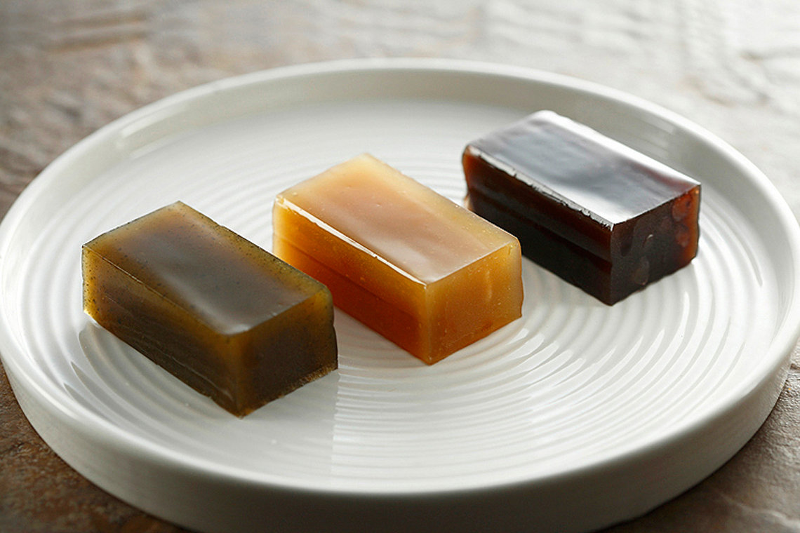 椰汁红豆水羊羹