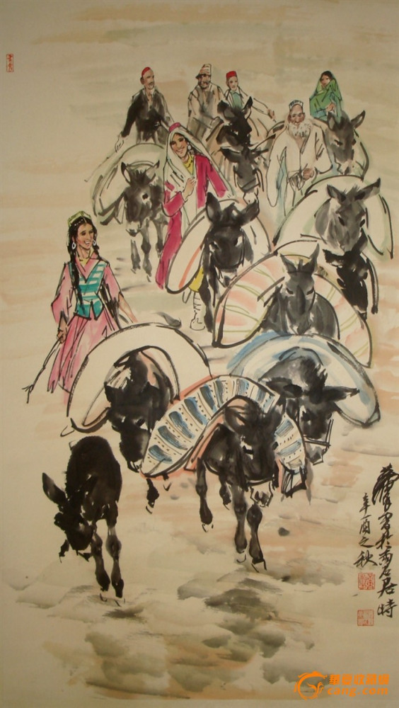 黄胄（中国近现代中国画、人物画家、收藏家、社会活动家）_百度百科
