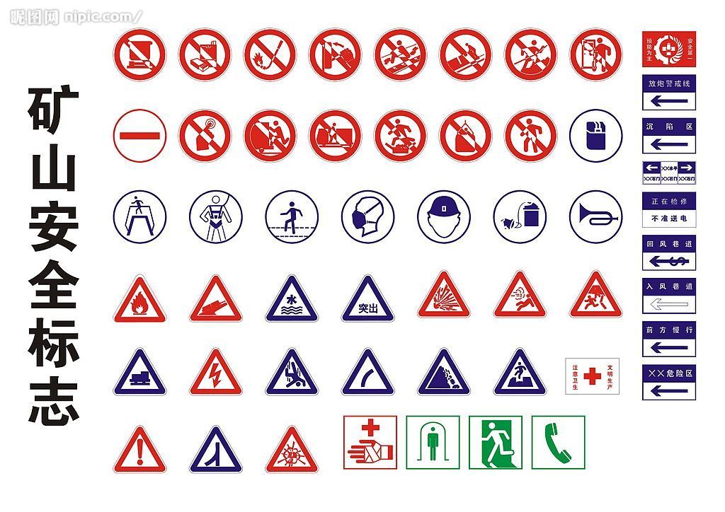 矿山安全标志