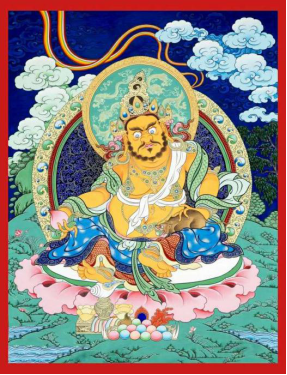 黄财神手中握的吐宝鼠鼬，使紫金鼠菩提子与财富产生了联系_百科TA说