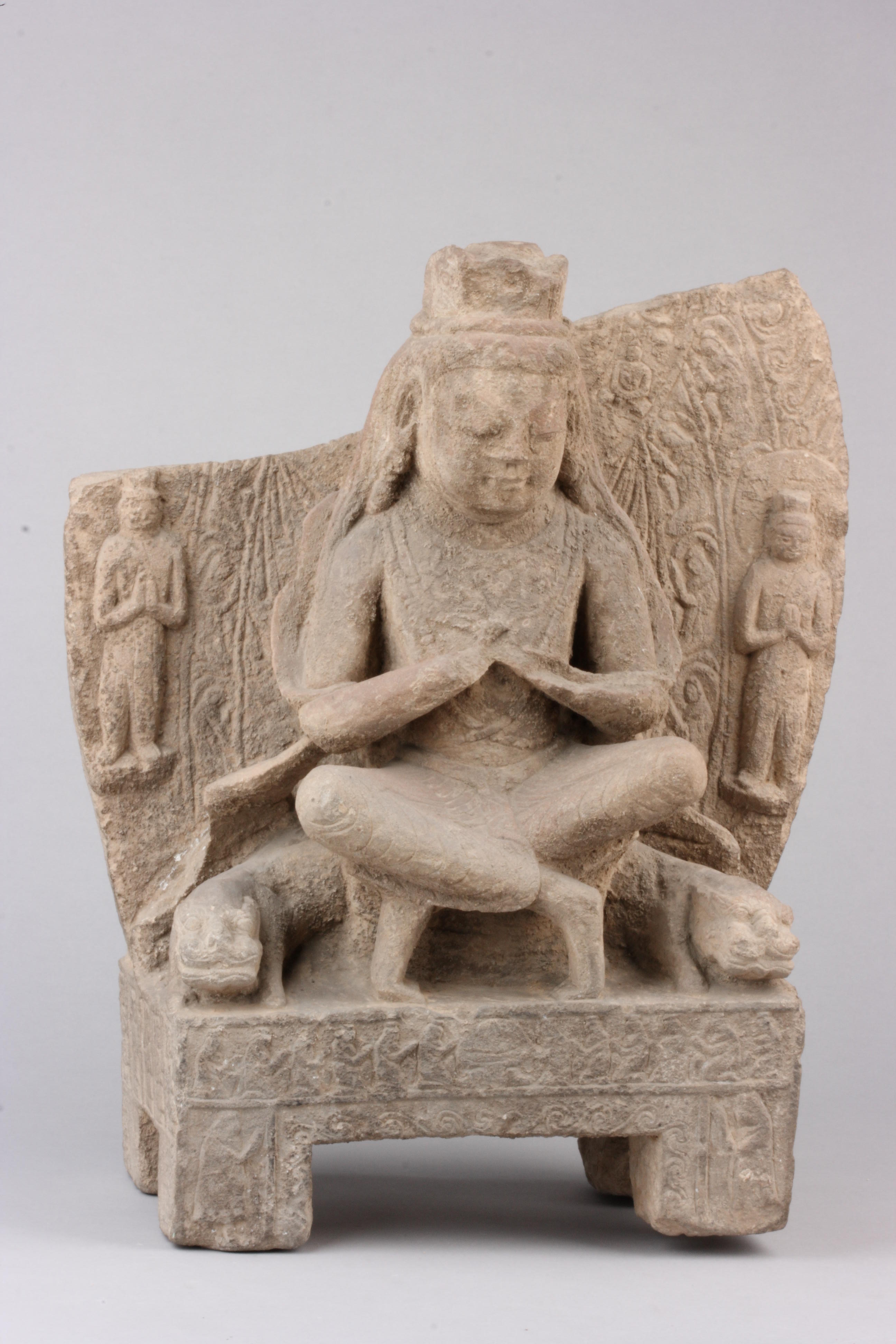 北魏交脚弥勒佛像