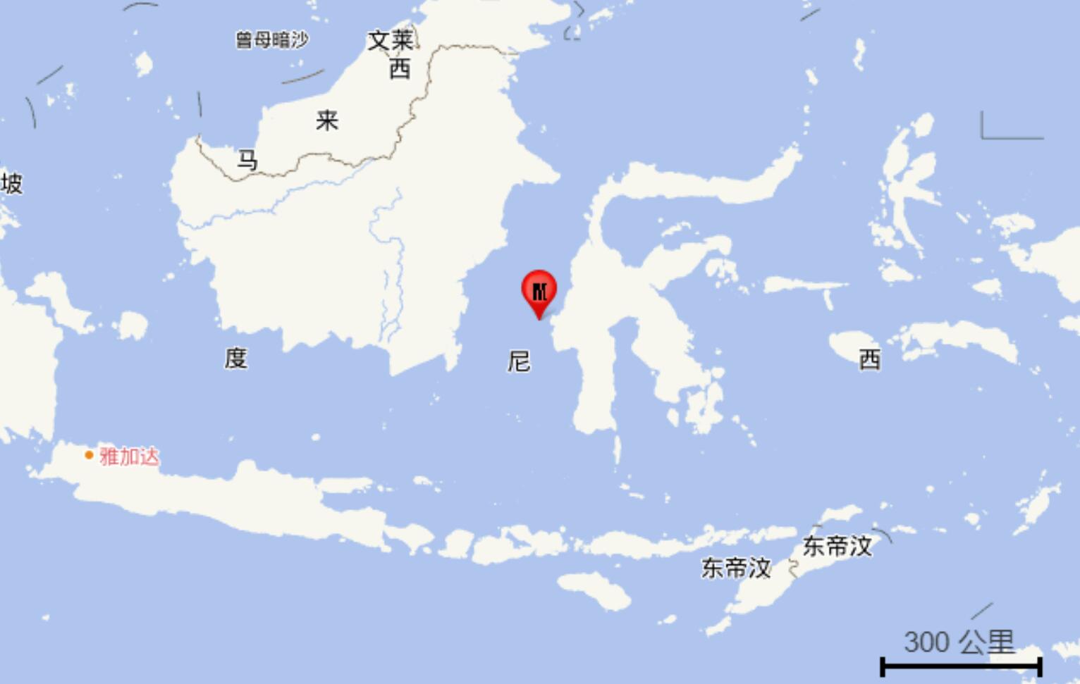 2022年6月8日苏拉威西岛海域5.6级地震