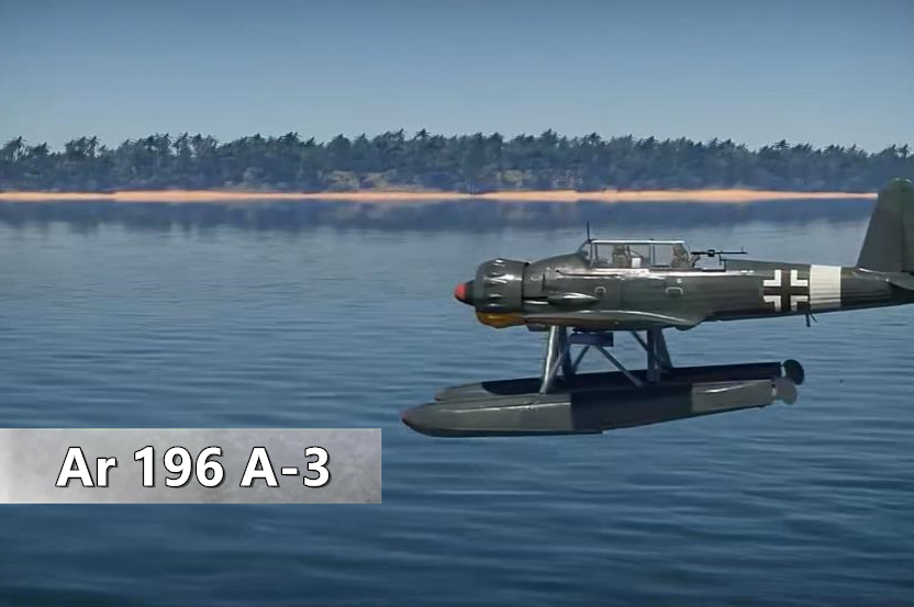  p>ar 196为低单翼水上飞机,设计做为舰载弹射起飞的水上侦察机,是