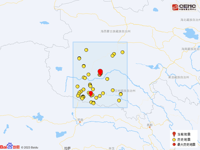 4·7青海玉树州治多县地震