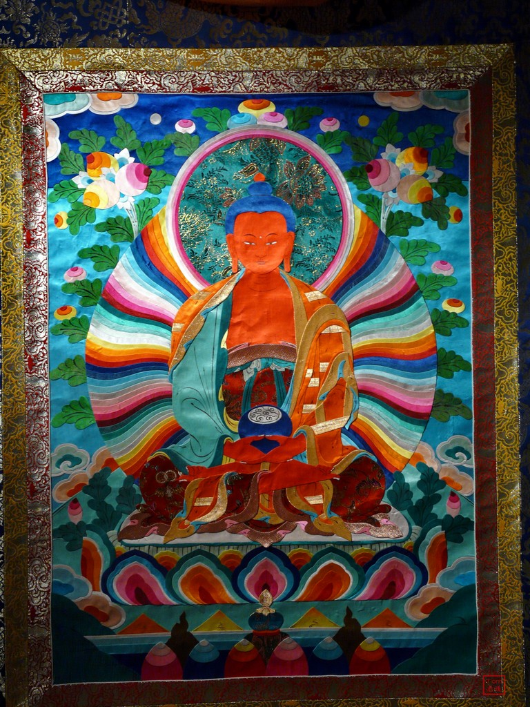 从广义上讲,堆绣属于唐卡的一种.