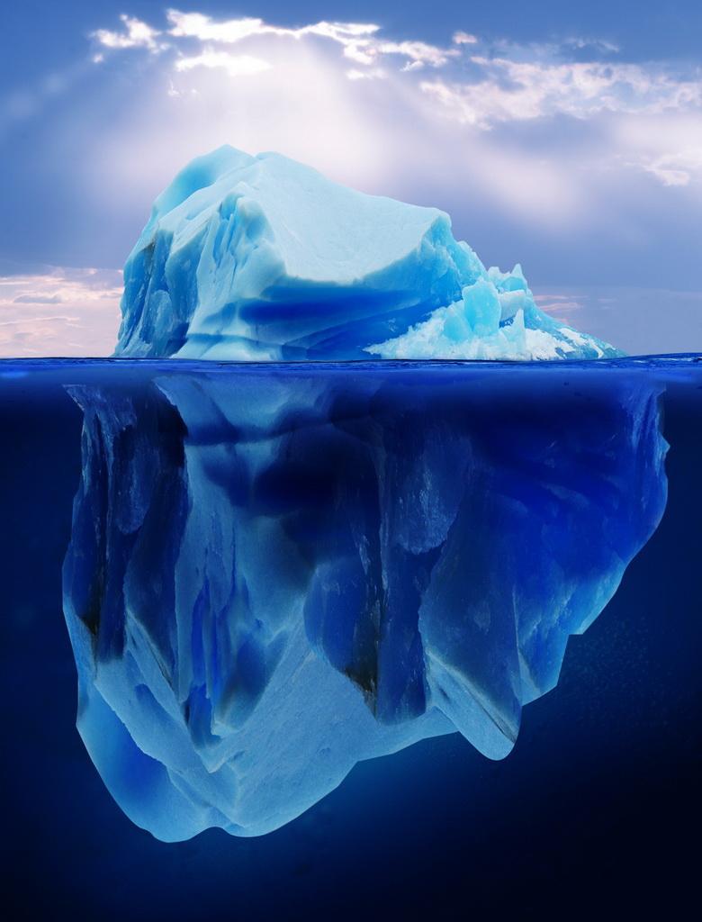  p>冰山是一块大若山川的冰,脱离了冰川或冰架,在海洋里自由漂流.