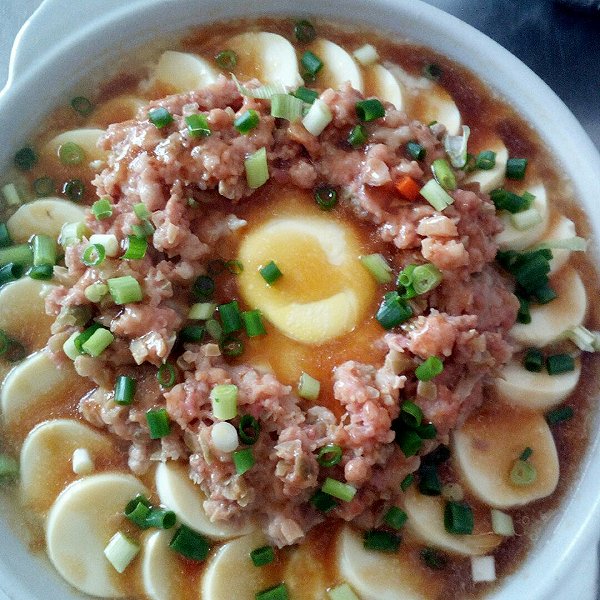 榨菜蒸日本豆腐