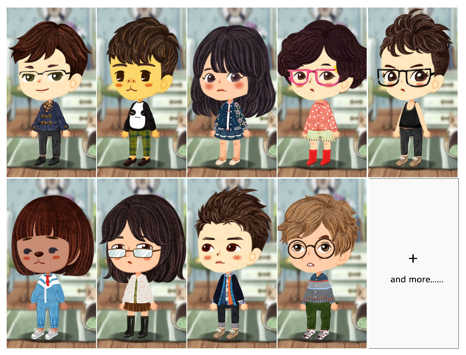  p>「独角兽」是一款能够让用户创建全身卡通形象,动态表情定制化的