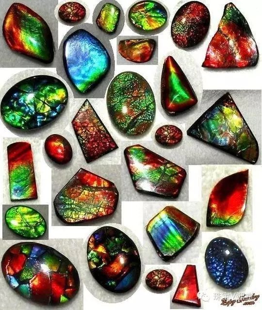 阳光下的泡沫是彩色的火玛瑙fire agate_百科TA说