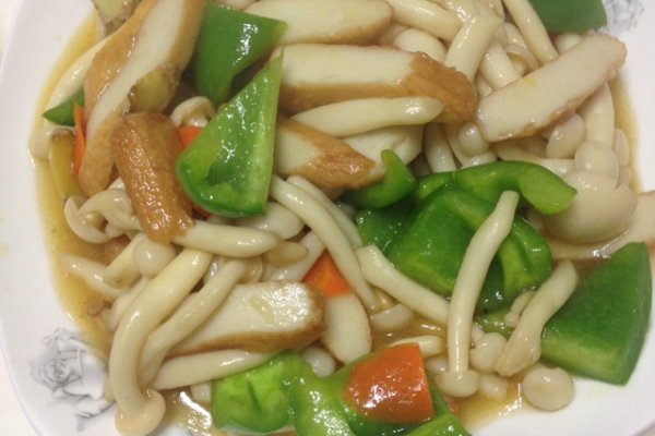 白玉菇烧豆腐